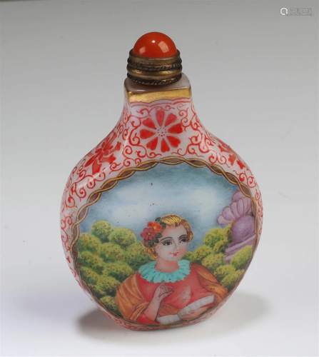 Chinese Peking Glass Snuff Bottle