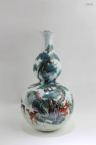 Chinese Porcelain Double Gourd Vase