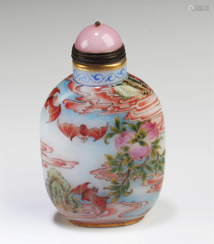 Chinese Porcelain Snuff Bottle