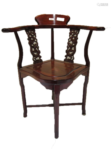 Chinese Three Legged Chair