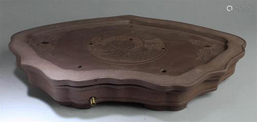 A Zisha Tea Table Serving Tray