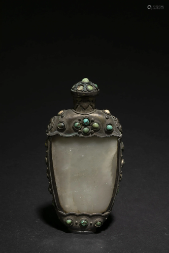 A Jade Snuff Bottle