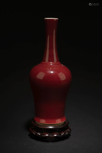 A Red Mallet Vase