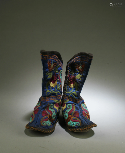 A Pair of Embroidered Shoes