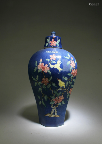 A Porcelain Meiping Vase