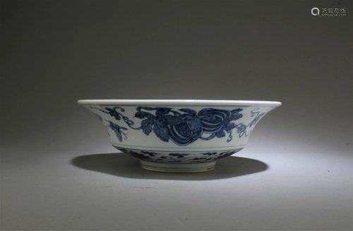 A Blue & White Porcelain Bowl