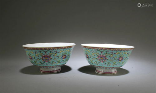 Two Famille Verte Porcelain Bowls