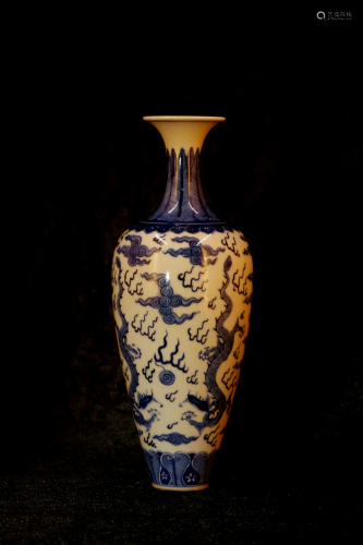 A Blue & White porcelain Vase