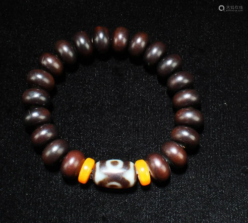 A Dzi Bead Bracelet