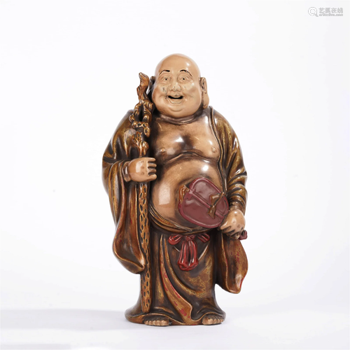 Carved Porcelain Eight Immortals Figure Statue