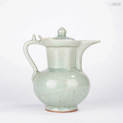 Blue Glaze Monkâ€™S Cap Jug