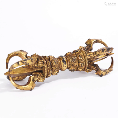 Gilt-Bronze Vajra