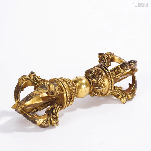 Gilt-Bronze Buddhist Vajra