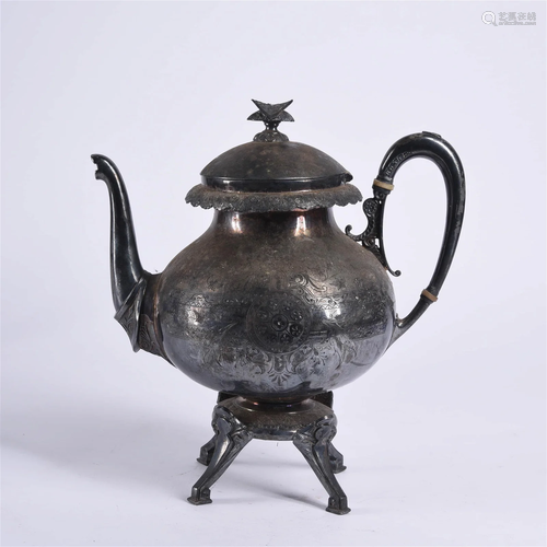 19 Century, Silver Pot