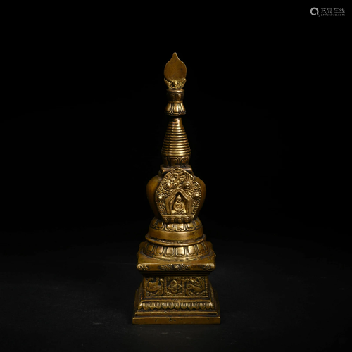 Bronze Buddhist Pagoda