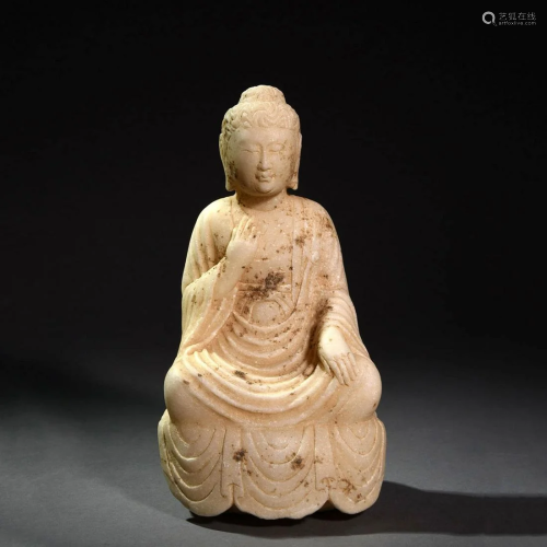 Carved Stone Figure Of Buddha