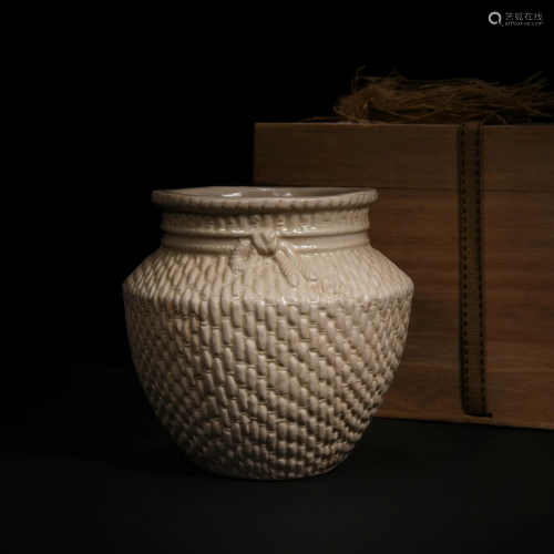 Ding Ware Woven-Style Vessel