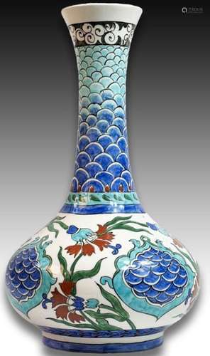 An Iznik-style vase, Marked Sevres, France, late 19th centur...