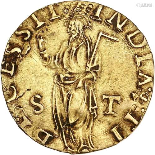 INDE PORTUGAISE: GOA  : JOAO III (1521-1557)Escudo d or. ND ...