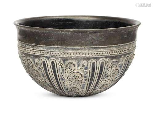 A Greek Bucchero-style bowl, 7th century B.C