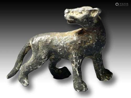 A Roman Silver Wolf Figure 4th Century Or Later