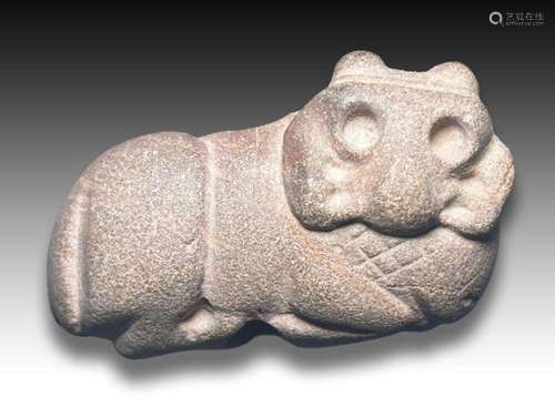 WESTERN ASIATIC SEAL OF A SEATED LION CIRCA LATE 3RD-1ST MIL...