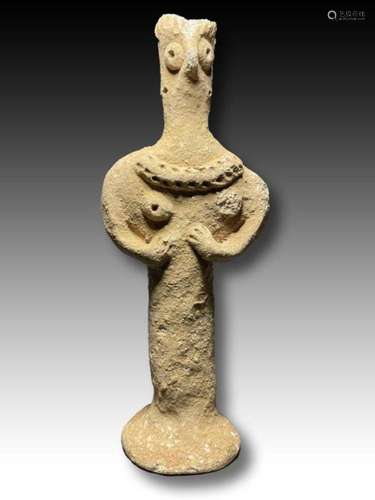 A SYRIAN TERRACOTTA IDOL