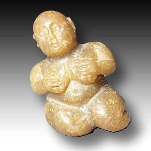 AN ANATOLIAN AMBER MOTHER GODDESS NEOLITHIC PERIOD, CIRCA 6T...
