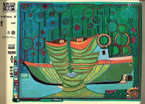 Friedensreich Hundertwasser, 1928 Vienna - 2000