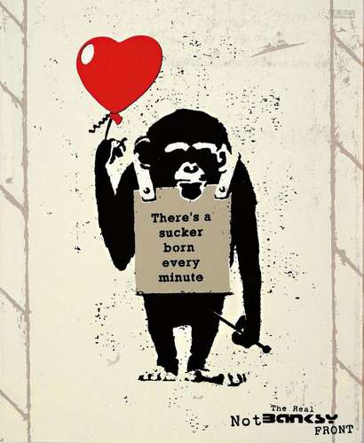 The Real Not Banksy Front, #'True Love fake art