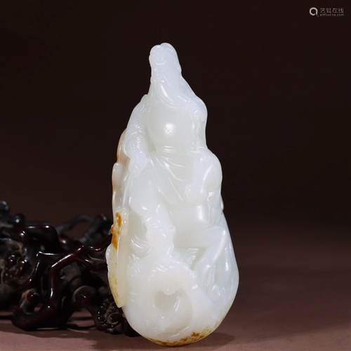 Hetian Jade Guan Gong