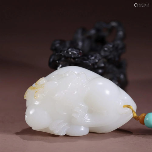 Hetian Jade Pixiu Ornament