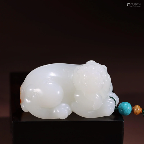 Hetian Jade Pixiu Ornament