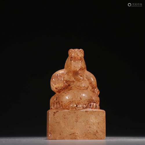 Han Dynasty - Crystal Beast Knob Seal