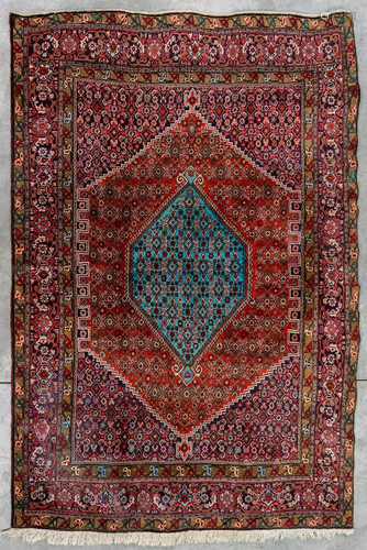 An Oriental hand-made carpet, Bidjar. (310 x 210 cm)