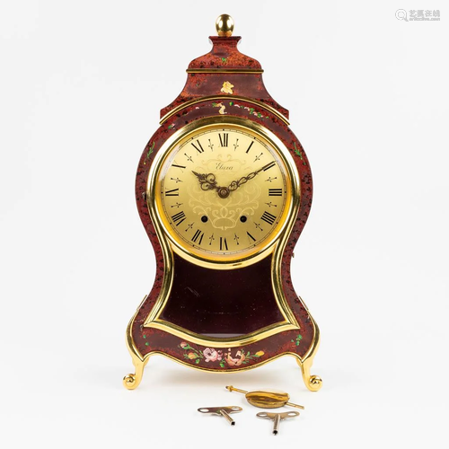 Eluxa, a vintage table clock (10 x 22,5 x 44cm)