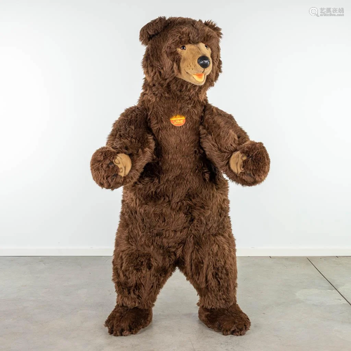 Steiff Studio Bear standing up, EAN 500558, around 1991-1999...