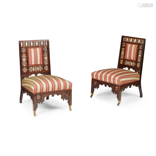 JACKSON & GRAHAM (ATTRIBUTED MAKERS) PAIR OF ANGLO-MORES...