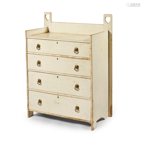 LIBERTY & CO., LONDON CHEST OF DRAWERS, CIRCA 1900