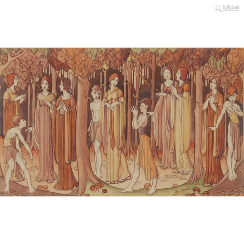 § JOHN VERNAL (1914-2002) AUTUMN PROCESSION