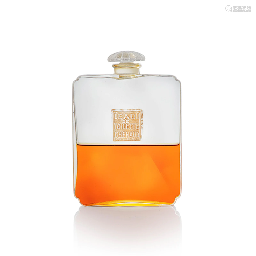 RENÉ LALIQUE (1860-1945) AMBRE EAU DE TOILETTE SCENT BOTTLE,...