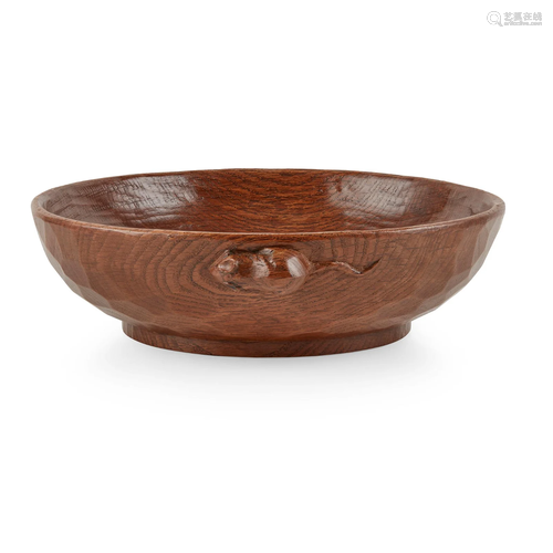 ROBERT 'MOUSEMAN' THOMPSON (1876-1955) BOWL, CIRCA...