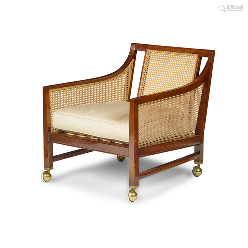 EDWARD WORMLEY (1907-1995) FOR DUNBAR, BERNE, INDIANA CHAIR,...