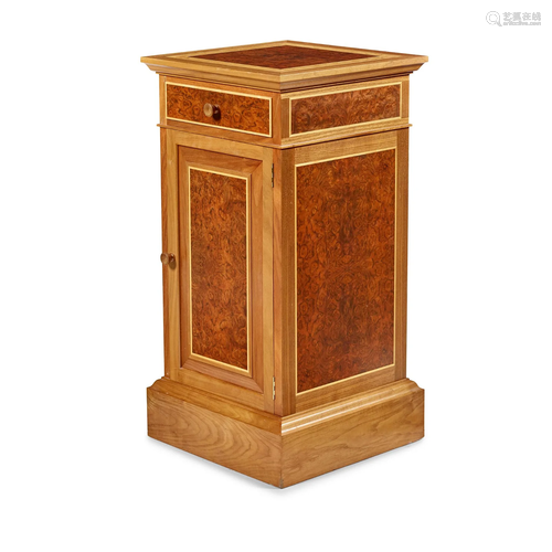 LINLEY, LONDON FREESTANDING PEDESTAL CABINET, CONTEMPORARY