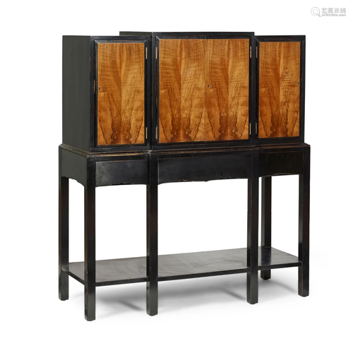 ENGLISH, MANNER OF GORDON RUSSELL ART DECO CABINET, CIRCA 19...