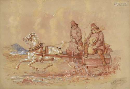 ^ Robert Richard Scanlan (1801-1876)Horse-drawn cart with fi...