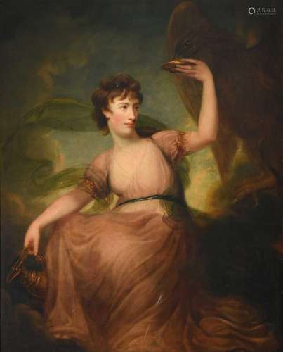 ~ Attributed to Henry Thompson RA (1773-1843)Portrait of a l...