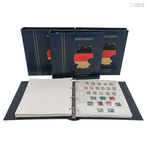 Collection complète RFA 1949-1998 MNH, dans quatre albums pr...