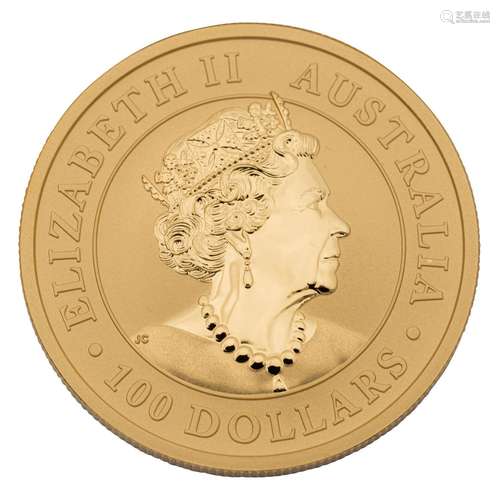 Australie/Or - 100 Dollars 2019/P, Elizabeth II., Super Pit ...