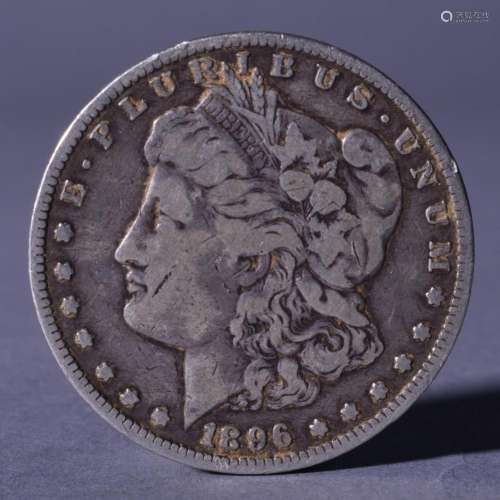 1886 USA ONE DOLLAR SILVER COIN